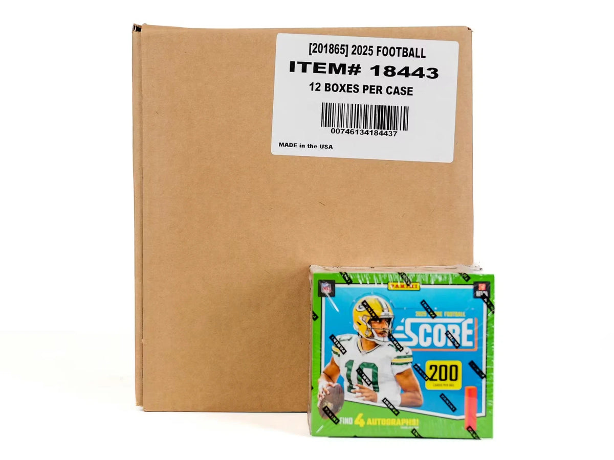 2025 PANINI SCORE FOOTBALL HOBBY 12 BOX CASE
