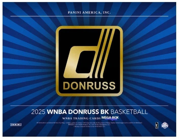 2025 Panini Donruss WNBA Basketball Mega Box Case