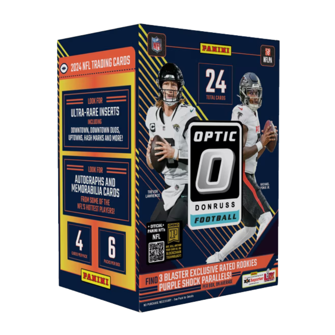 2024 Panini Donruss Optic NFL Football Blaster Box (Purple Shock)