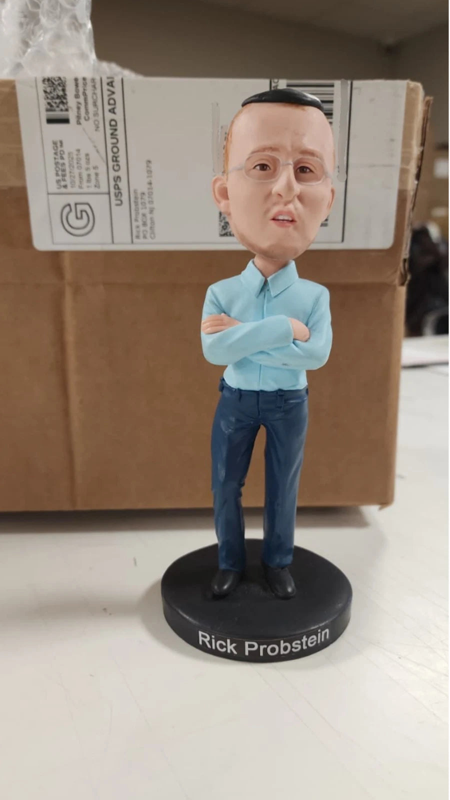 Probstein123 Probstein Auctions - Rick Probstein Bobble Head 1/1