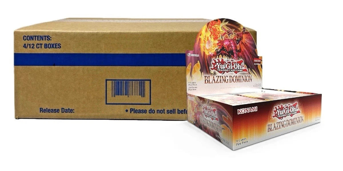 YUGIOH! Blazing Dominion Booster Box Case of 12