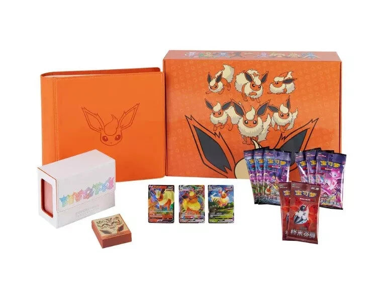 Pokemon TCG S-Chinese 2024 Eevee GX Box Flareon EXCLUSIVE SEALED