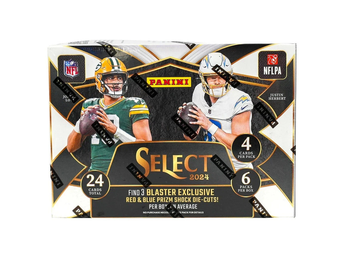2024 Panini Select Football 6-Pack Blaster 20-Box Case (Red & Blue Prizms)