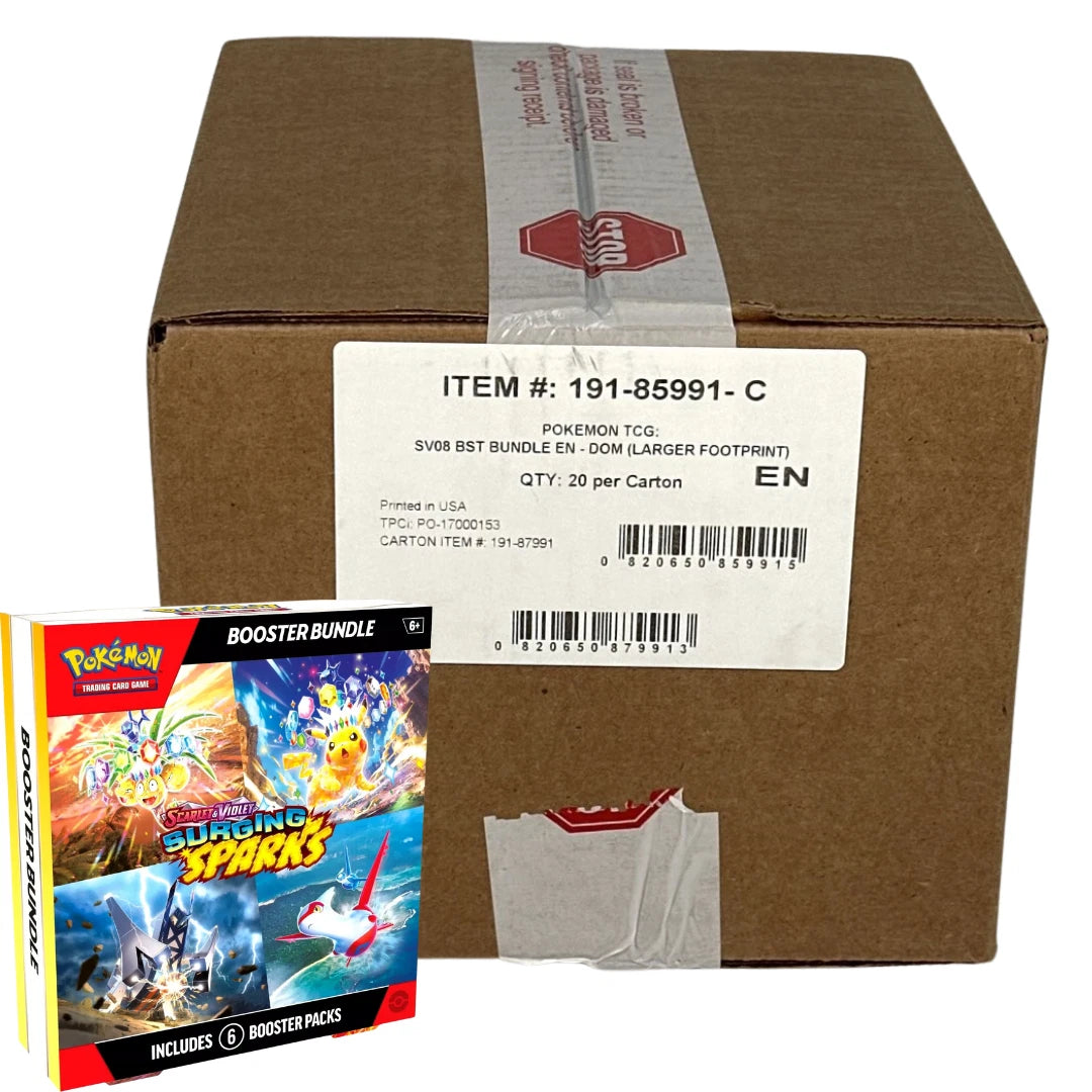 Pokemon TCG Surging Sparks Booster Bundle Factory Sealed Case of 20