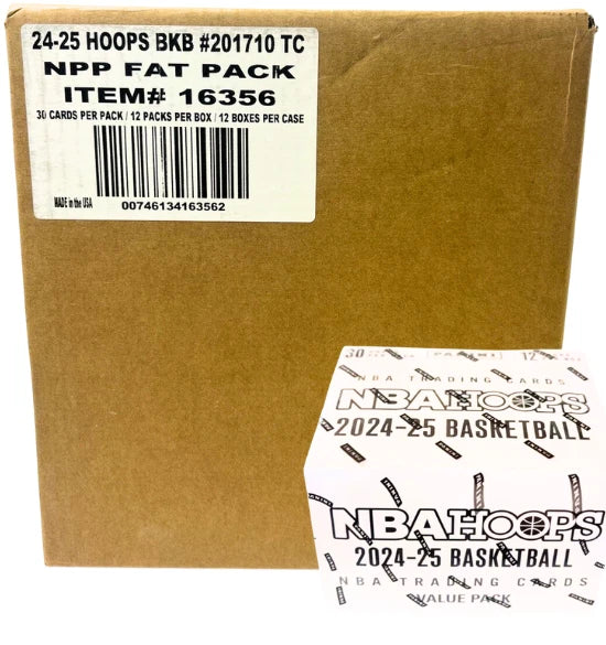 PANINI NBA HOOPS 2022-23 BASKETBALL FACTORY SEALED VALUE FAT PACK (12 BOX) CASE